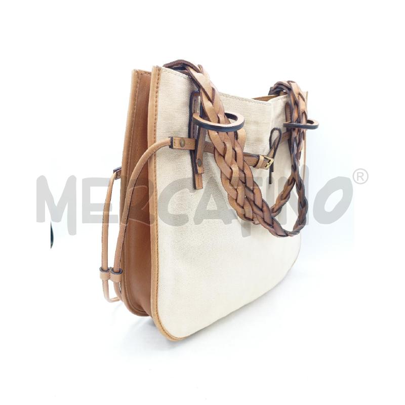 BORSA DONNA GUCCI TELA MANICO INTRECCIATO IN PELLE | Mercatino dell'Usato Roma re di roma 2