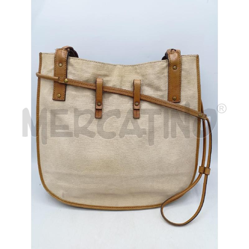BORSA DONNA GUCCI TELA MANICO INTRECCIATO IN PELLE | Mercatino dell'Usato Roma re di roma 4