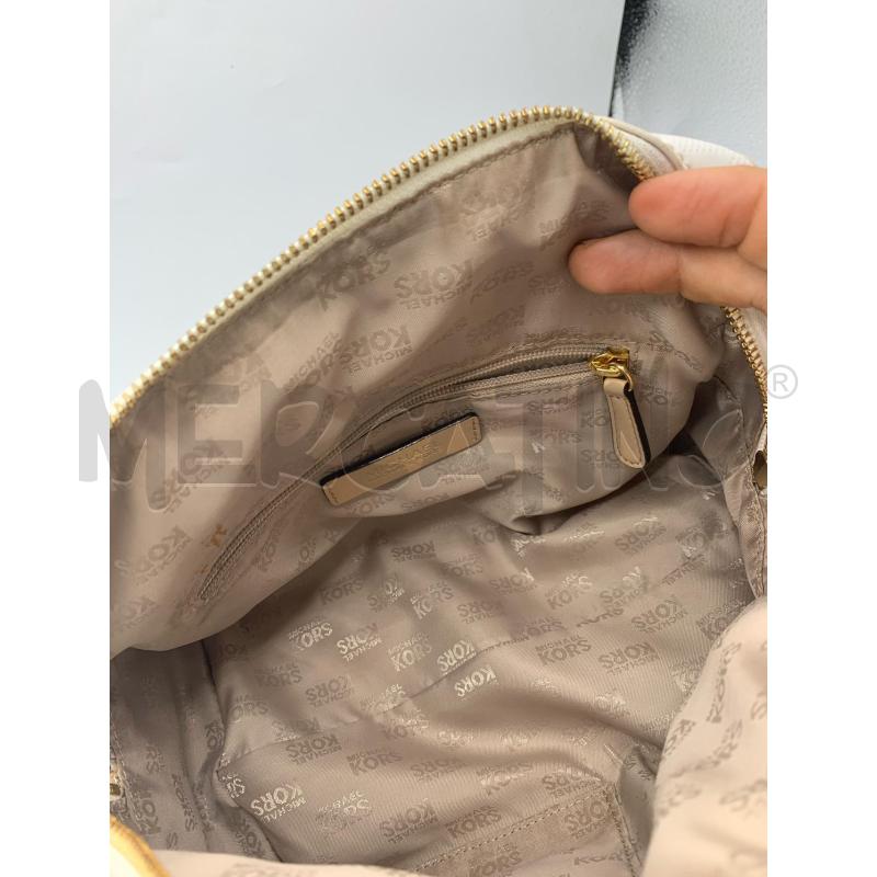 BORSA DONNA MICHEAL KORS BIANCO LOG | Mercatino dell'Usato Roma re di roma 5