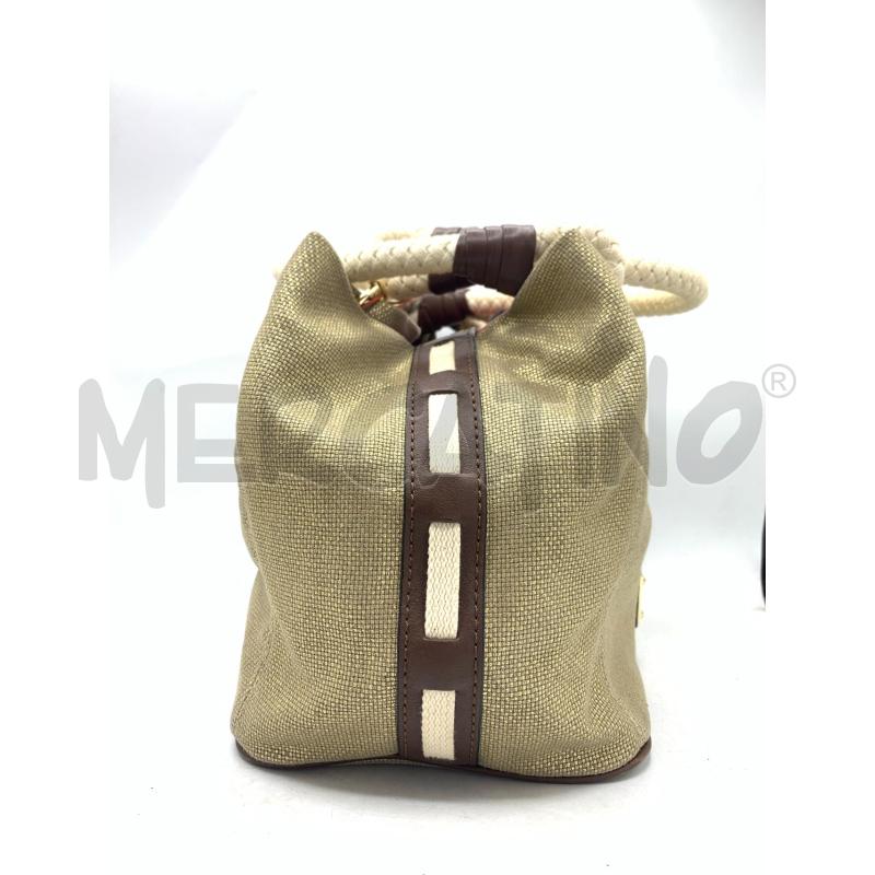 BORSA DONNA MICHEAL KORS CANVAS DORATO MANICO INTRECCIATO | Mercatino dell'Usato Roma re di roma 2