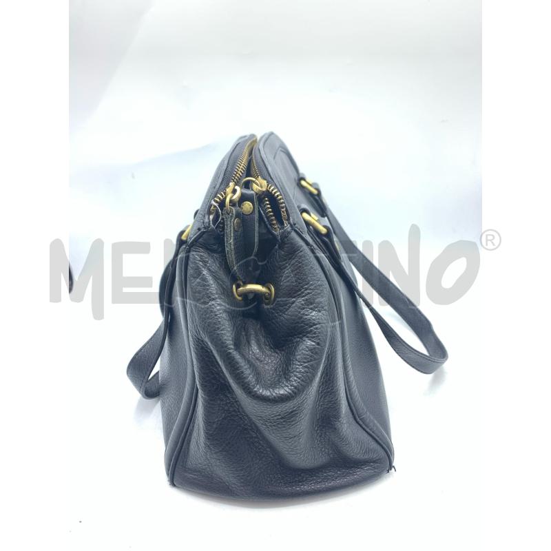 BORSA DONNA MILA LOUISE VERA PELLE NERO | Mercatino dell'Usato Roma re di roma 2