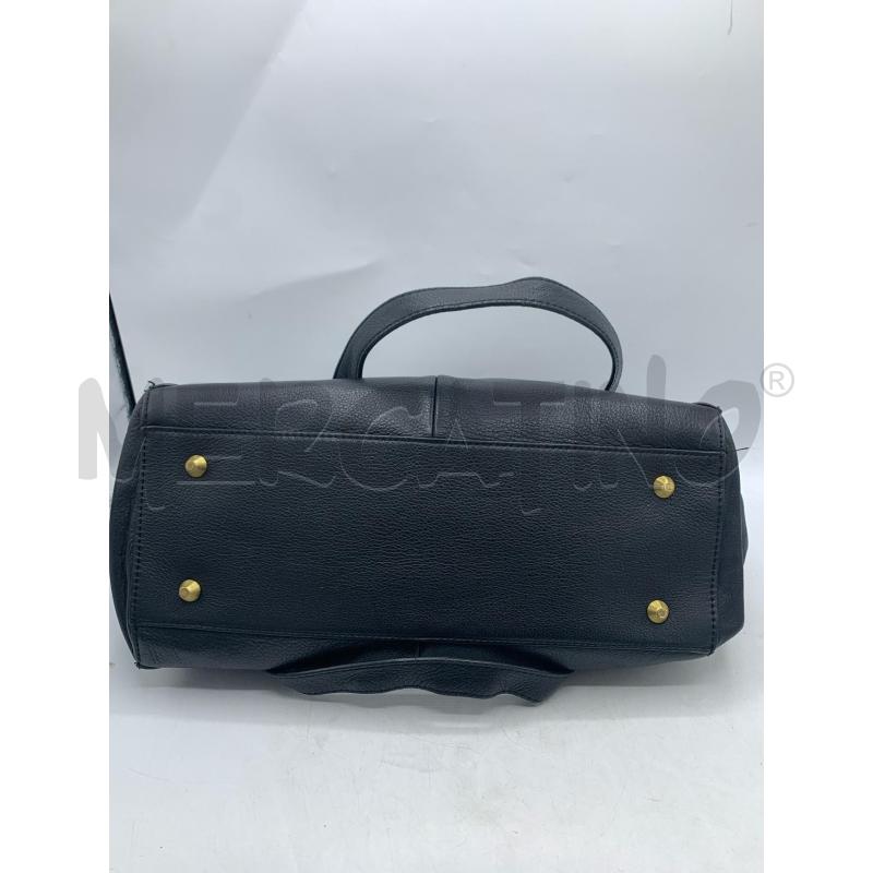 BORSA DONNA MILA LOUISE VERA PELLE NERO | Mercatino dell'Usato Roma re di roma 5
