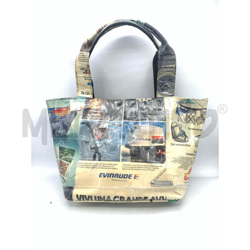BORSA DONNA MOMABOMA GIORNALI | Mercatino dell'Usato Roma re di roma 1