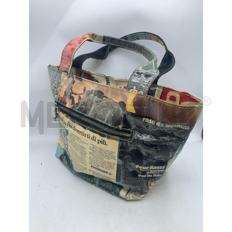 BORSA DONNA MOMABOMA GIORNALI | Mercatino dell'Usato Roma re di roma 2