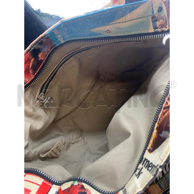 BORSA DONNA MOMABOMA GIORNALI | Mercatino dell'Usato Roma re di roma 5