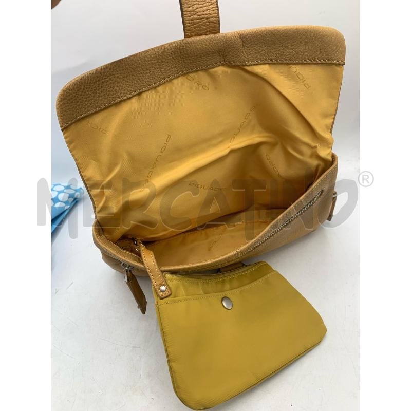 BORSA DONNA PIQUADRO BEIGE MULTIZIP  | Mercatino dell'Usato Roma re di roma 5