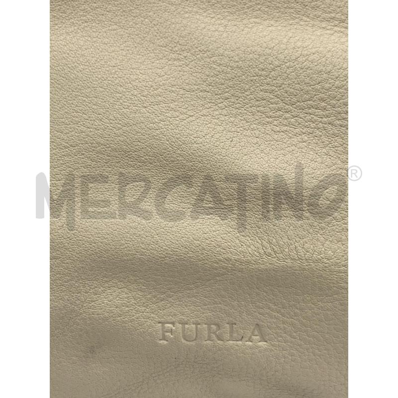 BORSA FURLA BEIGE PLACCHE DORAT | Mercatino dell'Usato Roma re di roma 4