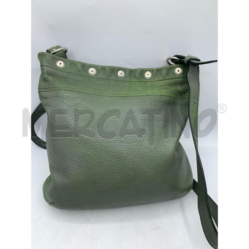 BORSA FURLA VERDE OLIVA BOTTONI | Mercatino dell'Usato Roma re di roma 4