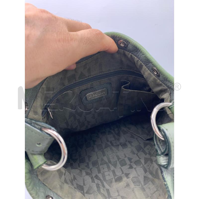 BORSA FURLA VERDE OLIVA BOTTONI | Mercatino dell'Usato Roma re di roma 5