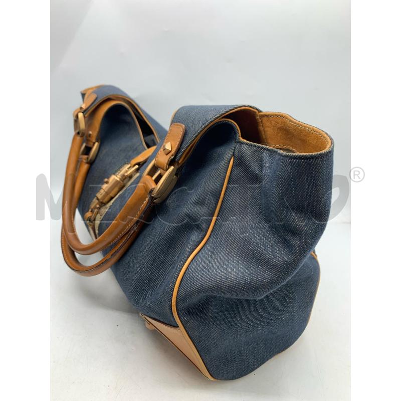 BORSA GUCCI JACKIE DENIM INSERTI BEIGE LEATH | Mercatino dell'Usato Roma re di roma 2