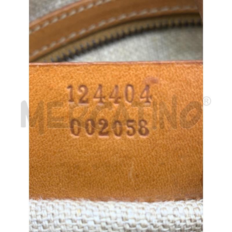 BORSA GUCCI JACKIE DENIM INSERTI BEIGE LEATH | Mercatino dell'Usato Roma re di roma 4