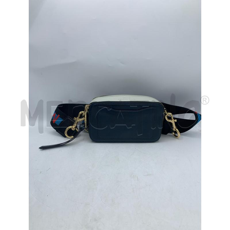 BORSA MARC JACOBS BLU TRACOLLA LOGO ROSS | Mercatino dell'Usato Roma re di roma 3
