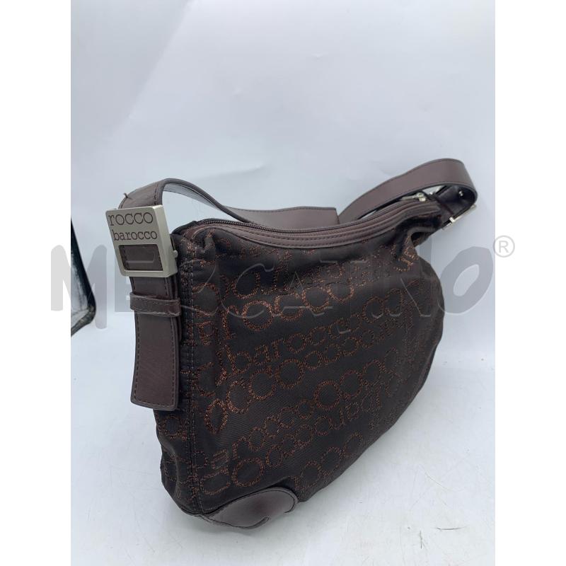 BORSA ROCCOBAROCCO MARRONE MONOGRAM BROZE | Mercatino dell'Usato Roma re di roma 2