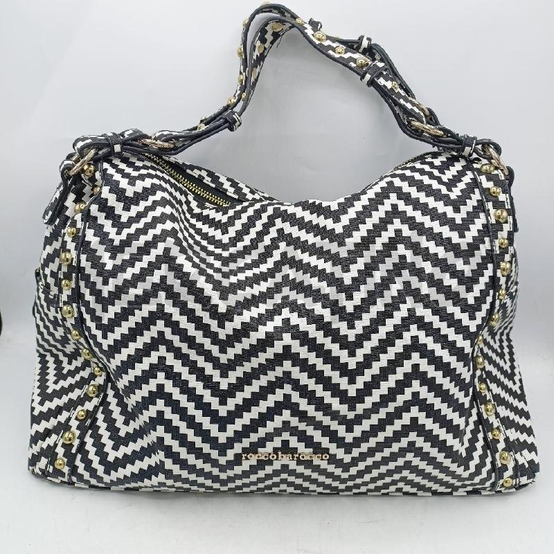 BORSA ROCCO BAROCCO BIANCO NERO PIXEL | Mercatino dell'Usato Roma re di roma 1