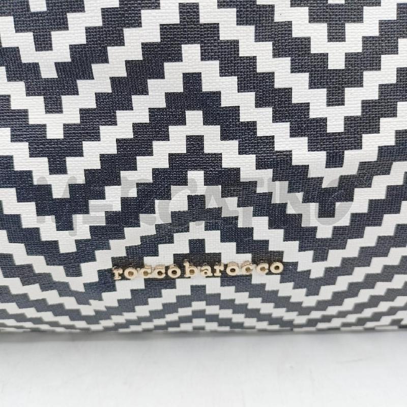 BORSA ROCCO BAROCCO BIANCO NERO PIXEL | Mercatino dell'Usato Roma re di roma 3