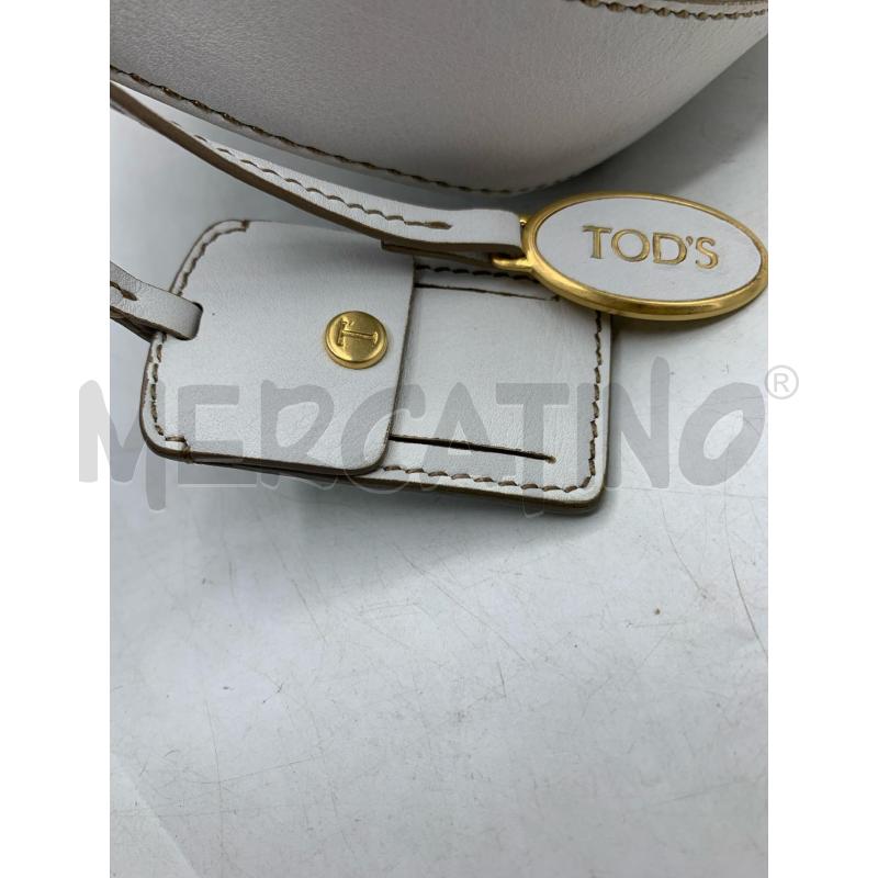 BORSA TODS BIANCA TASCHE LEATH | Mercatino dell'Usato Roma re di roma 4
