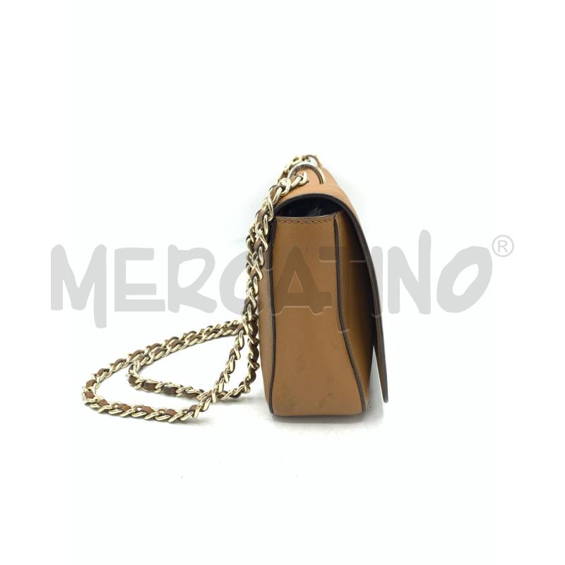 BORSA TORY BURCH SMALLA CHAIN BAG MARRONE  | Mercatino dell'Usato Roma re di roma 2