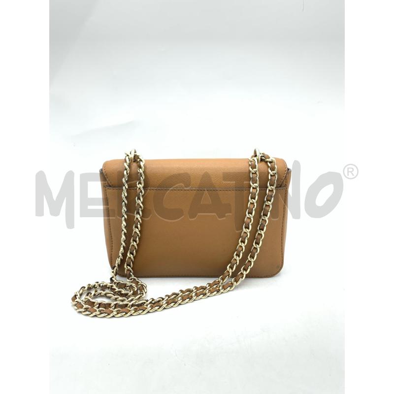BORSA TORY BURCH SMALLA CHAIN BAG MARRONE  | Mercatino dell'Usato Roma re di roma 3