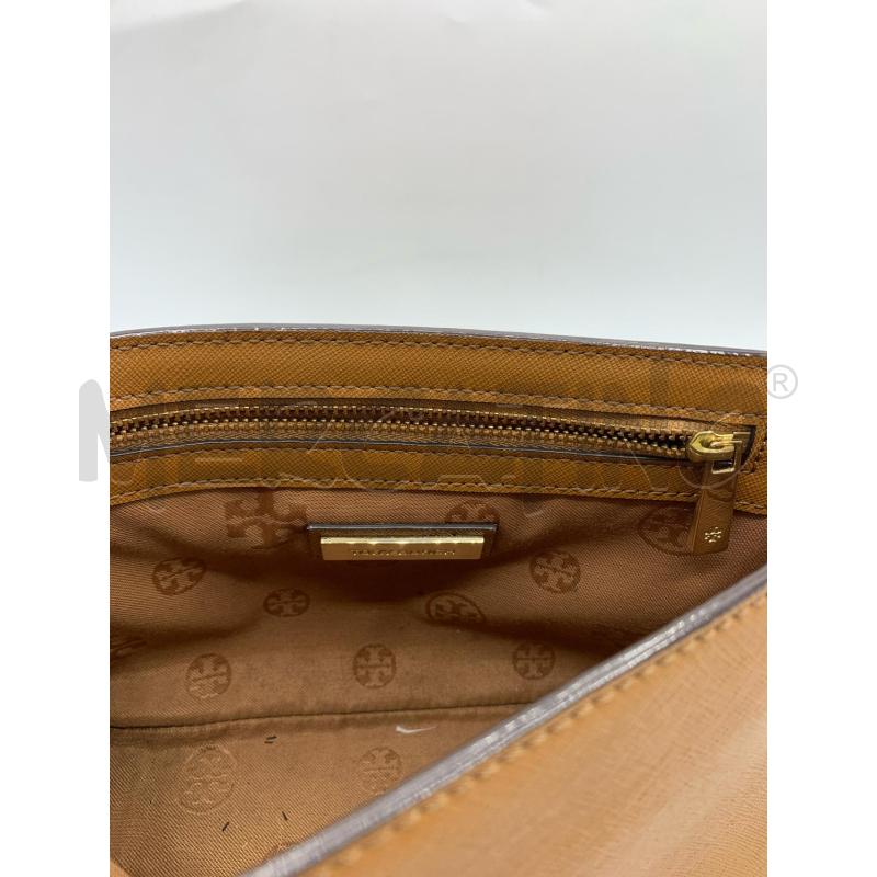 BORSA TORY BURCH SMALLA CHAIN BAG MARRONE  | Mercatino dell'Usato Roma re di roma 4