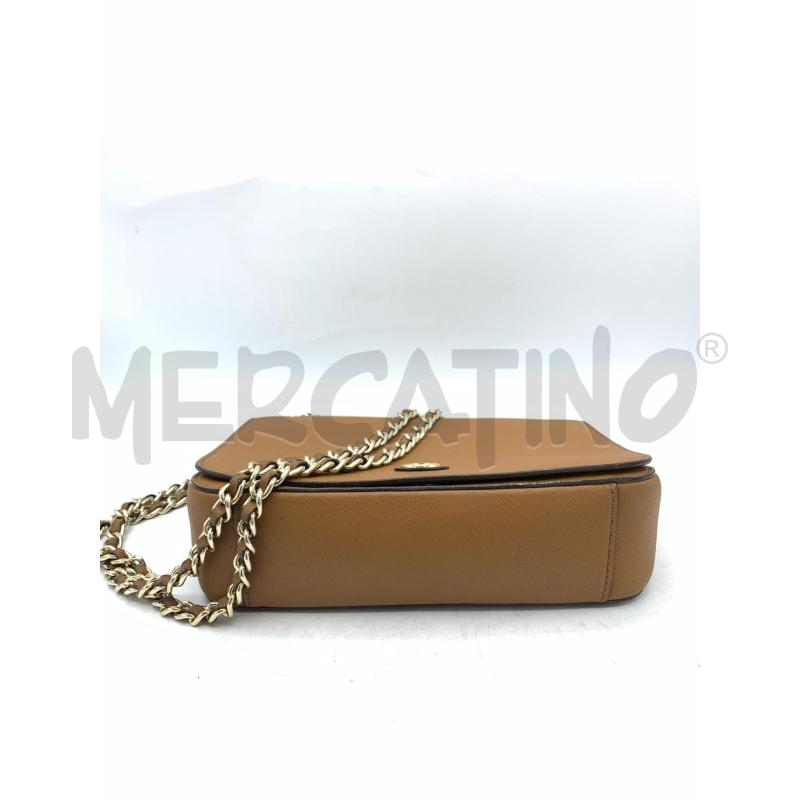 BORSA TORY BURCH SMALLA CHAIN BAG MARRONE  | Mercatino dell'Usato Roma re di roma 5