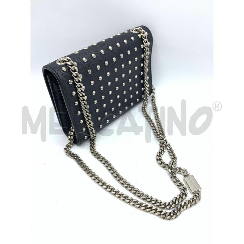 BORSA YVES SAINT LAURENT  NERO BORCHIE CATENA  | Mercatino dell'Usato Roma re di roma 3