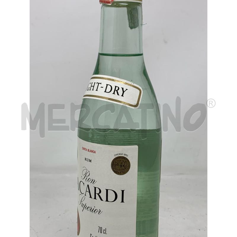 BOTTIGLIA BACARDI SUPERIOR LIGHT DRY TAPPO BIANCO  | Mercatino dell'Usato Roma re di roma 2