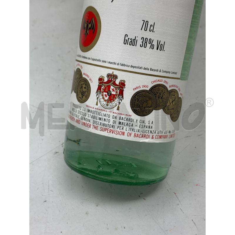BOTTIGLIA BACARDI SUPERIOR LIGHT DRY TAPPO BIANCO  | Mercatino dell'Usato Roma re di roma 5
