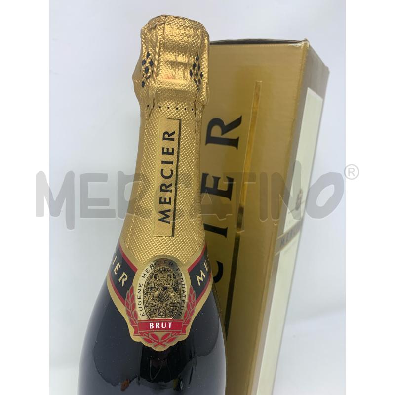 BOTTIGLIA CHAMPAGNE MERCIER BRUT SCATOLA | Mercatino dell'Usato Roma re di roma 2