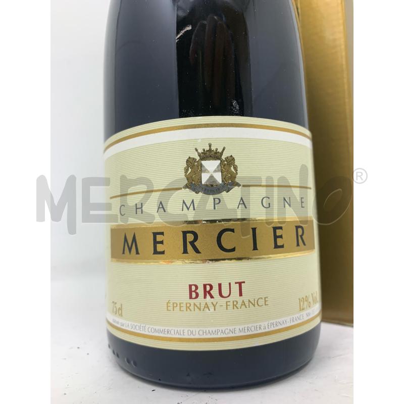 BOTTIGLIA CHAMPAGNE MERCIER BRUT SCATOLA | Mercatino dell'Usato Roma re di roma 3