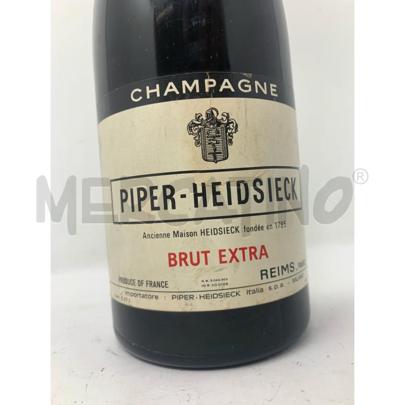 BOTTIGLIA CHAMPAGNE PIPER BRUT EXTRA  | Mercatino dell'Usato Roma re di roma 3