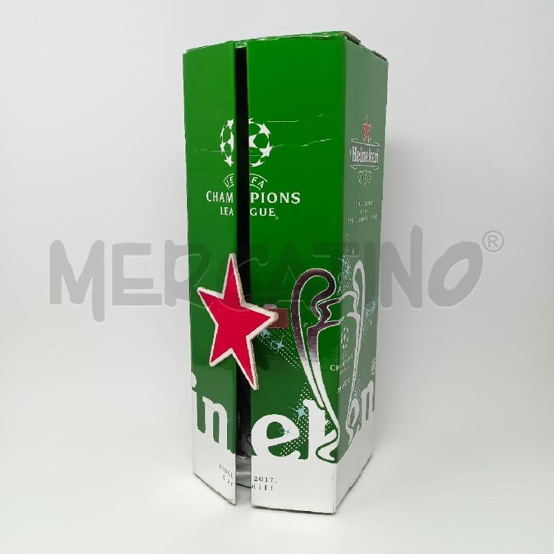 BOTTIGLIA COMMEMORATIVA CHA,PIONS LEAGUE HEINEKEN 2016-2017 | Mercatino dell'Usato Roma re di roma 1