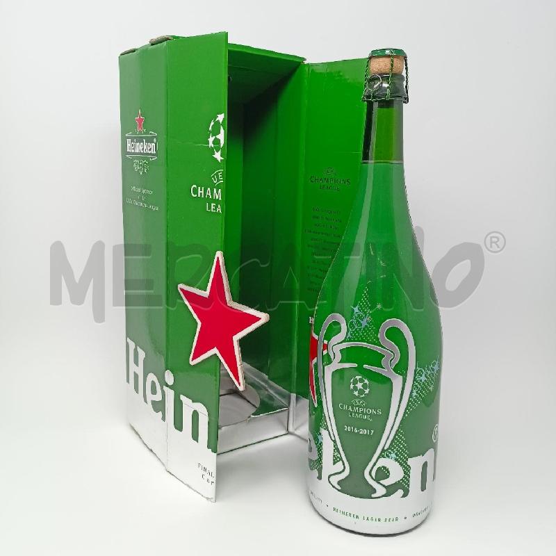 BOTTIGLIA COMMEMORATIVA CHA,PIONS LEAGUE HEINEKEN 2016-2017 | Mercatino dell'Usato Roma re di roma 3