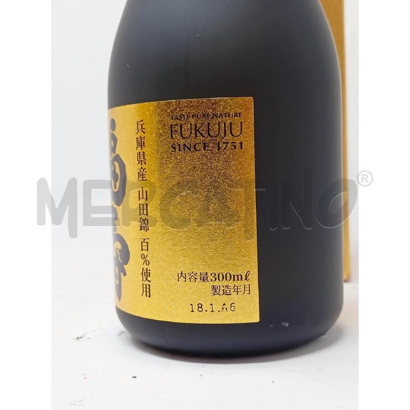 BOTTIGLIA SAKE' 300ML FUKUJU BORRIGLIA NERA ETICHETTA DIORATA | Mercatino dell'Usato Roma re di roma 5