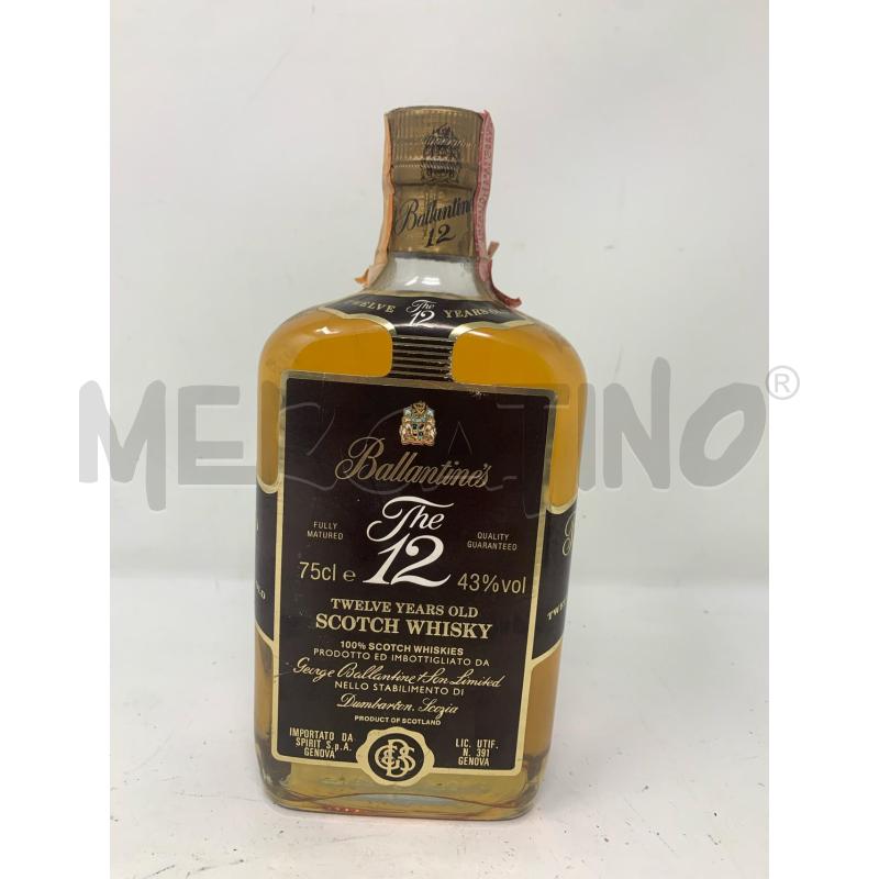BOTTIGLIA SCOTCH BALLANTINES THE 12  | Mercatino dell'Usato Roma re di roma 1