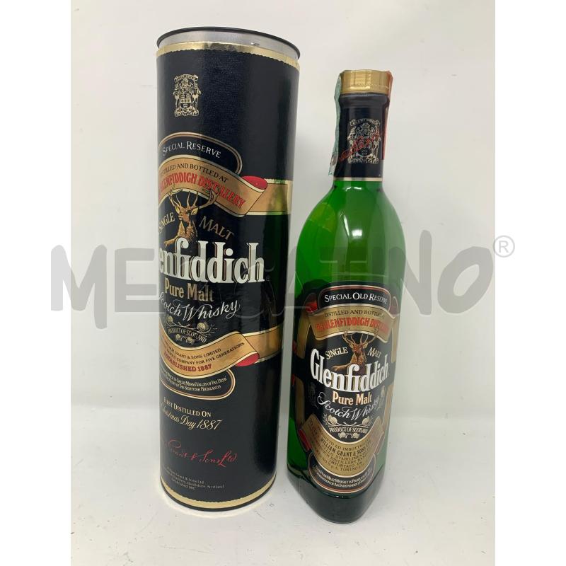 BOTTIGLIA SCOTCH WHISKEY GLENFIDDICH SCATOLA | Mercatino dell'Usato Roma re di roma 1