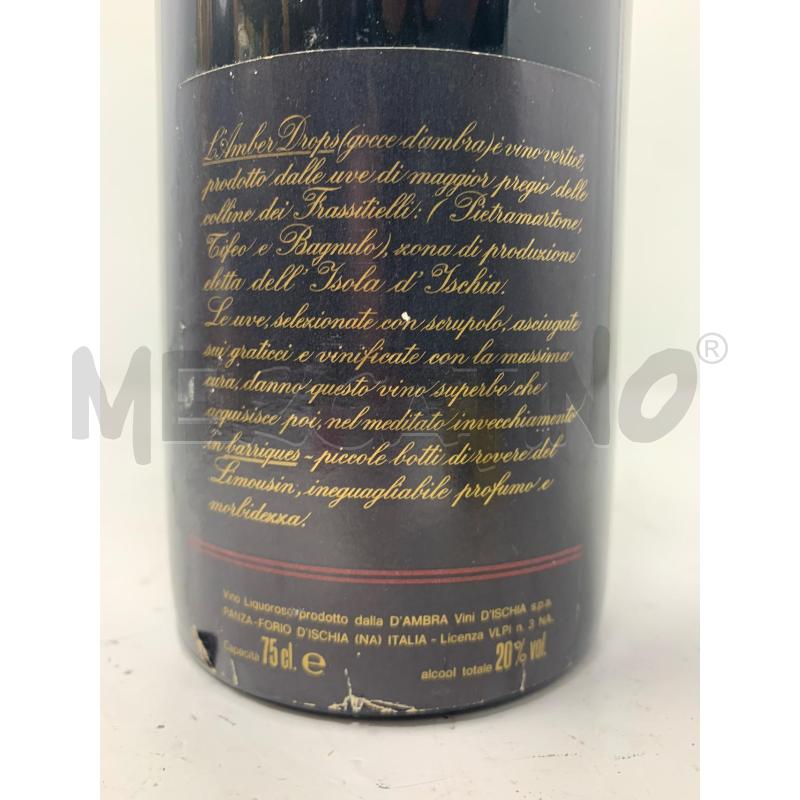 BOTTIGLIA VINO LIQUOROSO AMBER DROPS  | Mercatino dell'Usato Roma re di roma 4