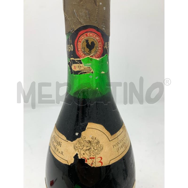 BOTTIGLIA VINO MELINI CHIANTI CLASSICO 1973 | Mercatino dell'Usato Roma re di roma 2