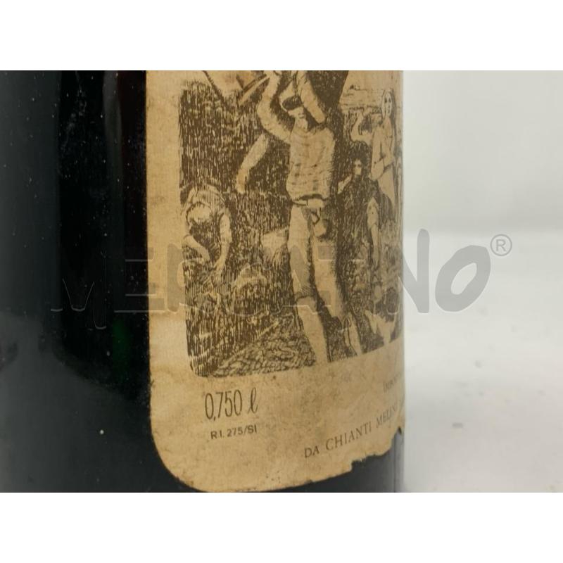 BOTTIGLIA VINO MELINI CHIANTI CLASSICO 1973 | Mercatino dell'Usato Roma re di roma 4