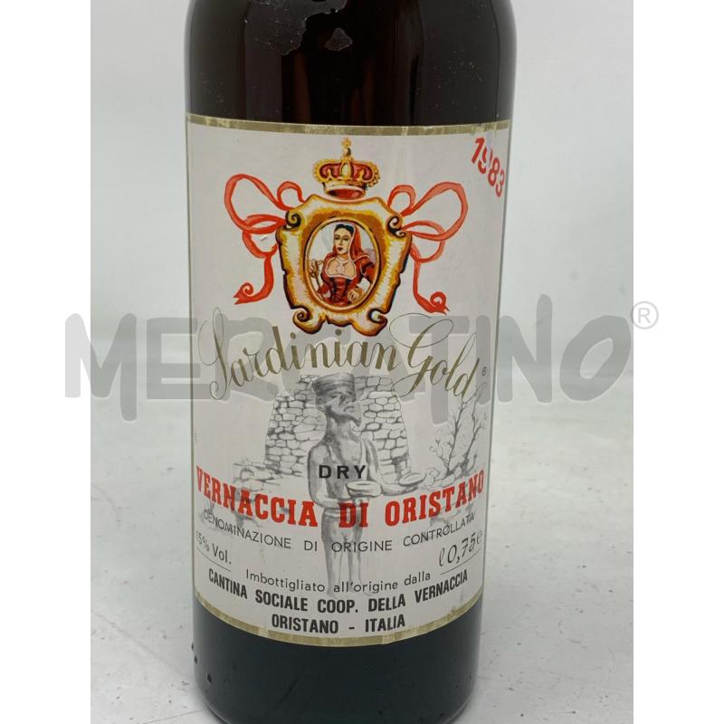 BOTTIGLIA VINO VERNACCHIA DI ORISTANO SARDINIAN GOLD  | Mercatino dell'Usato Roma re di roma 2