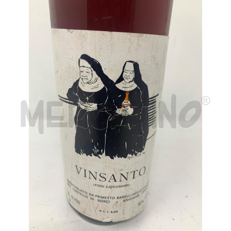BOTTIGLIA VIN SANTO CASTELLO DI SORCI ETICHETTA SUORE COLLEZIONE | Mercatino dell'Usato Roma re di roma 2
