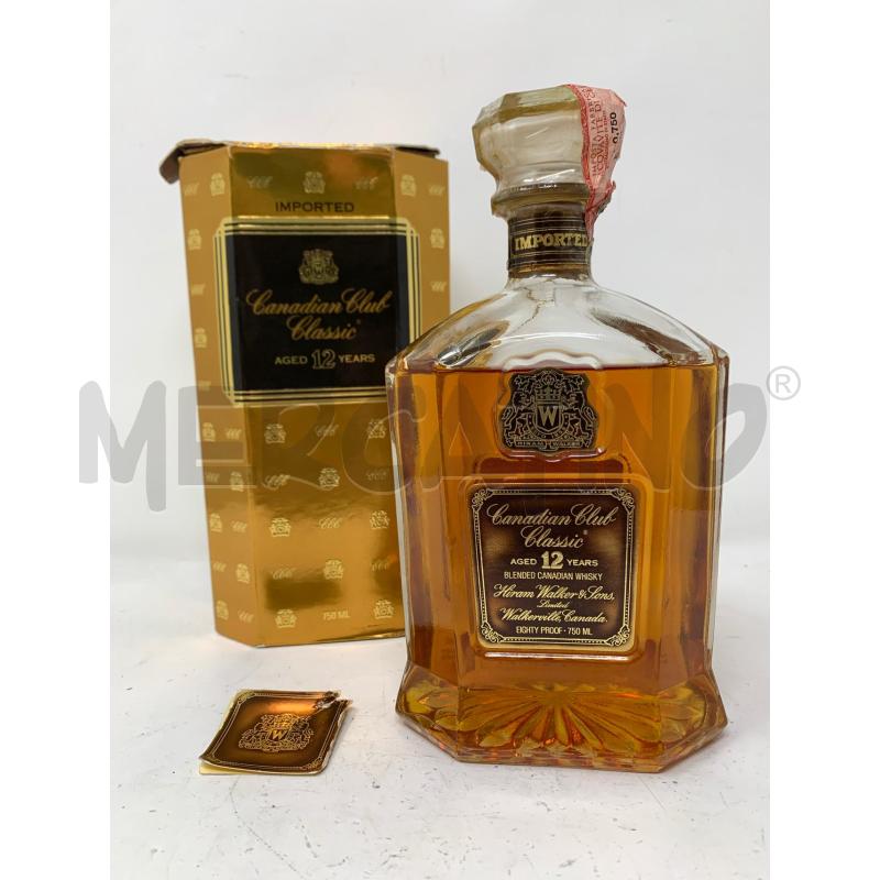 BOTTIGLIA WHISKY CANADIAN 12 YEARS  | Mercatino dell'Usato Roma re di roma 1