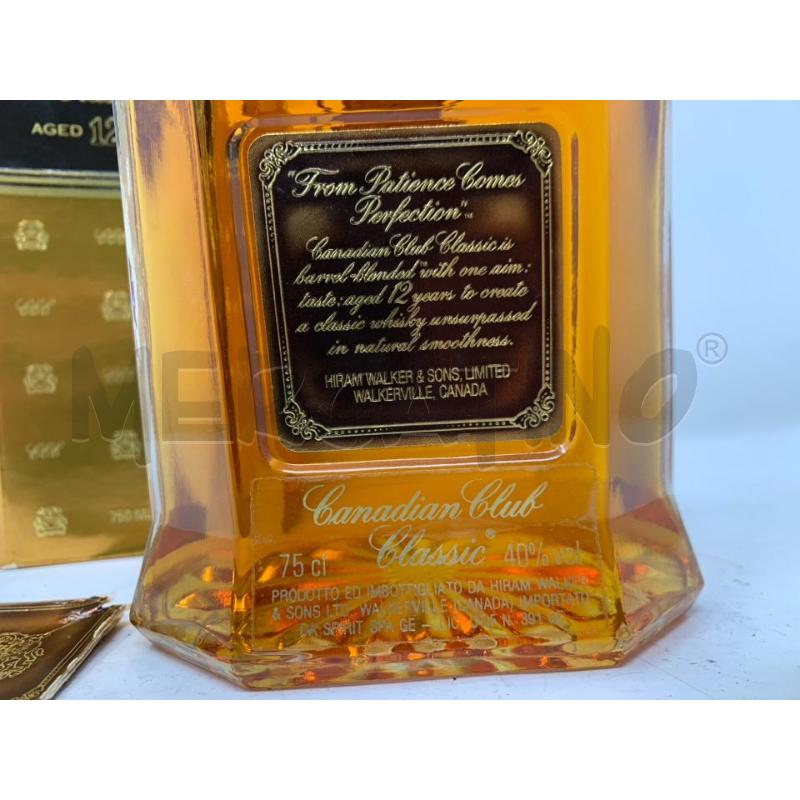 BOTTIGLIA WHISKY CANADIAN 12 YEARS  | Mercatino dell'Usato Roma re di roma 3