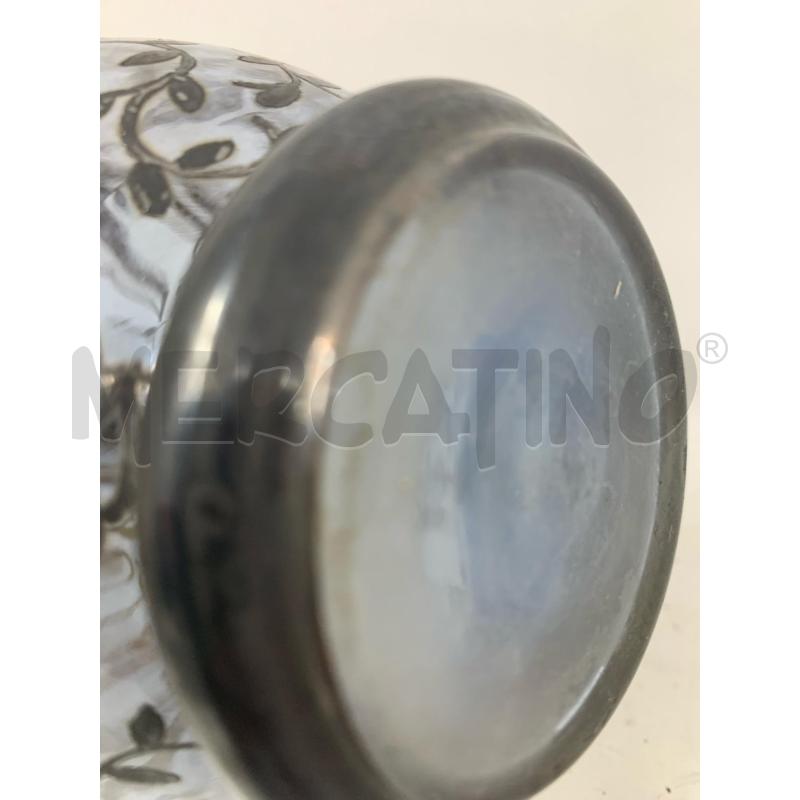 BOTTIGLIETTA PANCIUTA VETRO AZZ DEC SILVER RICCIOLI | Mercatino dell'Usato Roma re di roma 4