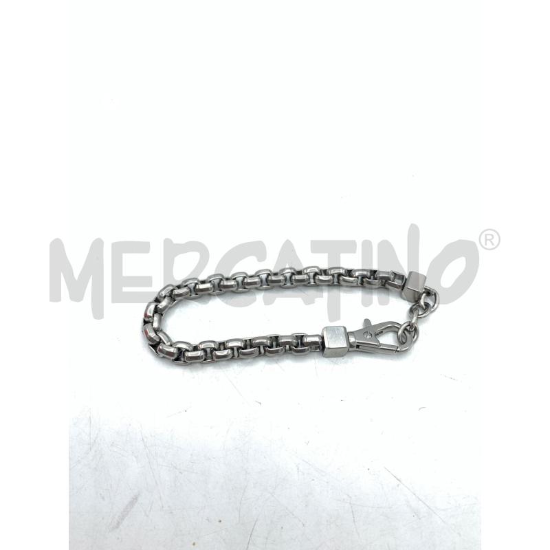 BRACCIALE ARMANI EXCHANGE CATENA ARGENTATA  | Mercatino dell'Usato Roma re di roma 2