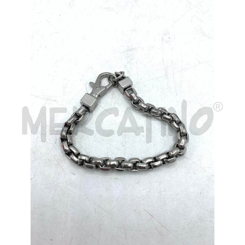 BRACCIALE ARMANI EXCHANGE CATENA ARGENTATA  | Mercatino dell'Usato Roma re di roma 4