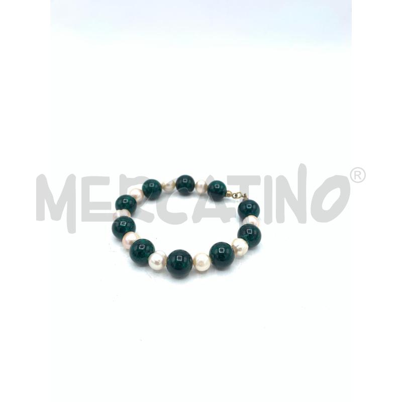 BRACCIALE DORAT PERLE GIADA | Mercatino dell'Usato Roma re di roma 1