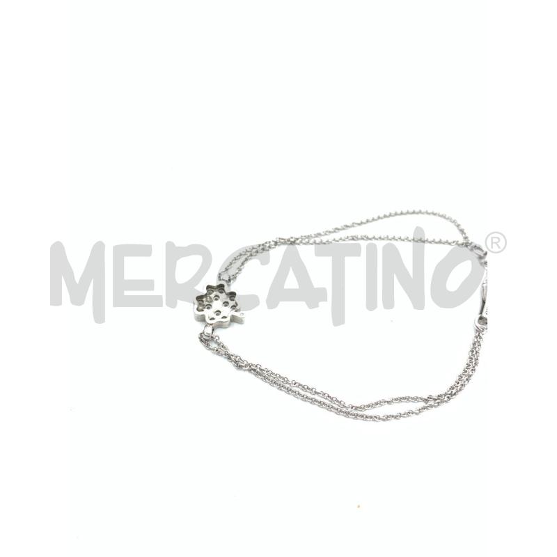 BRACCIALE IACOPINI ARG QUADRIFOGL | Mercatino dell'Usato Roma re di roma 3