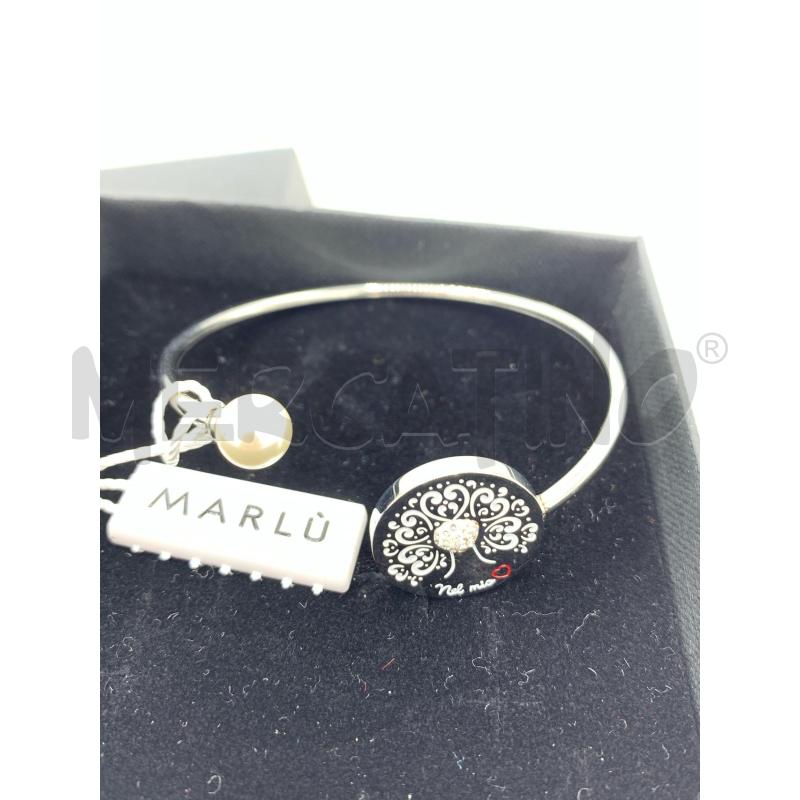 BRACCIALE MARLU ACCIAIO PERLA STRASS | Mercatino dell'Usato Roma re di roma 2