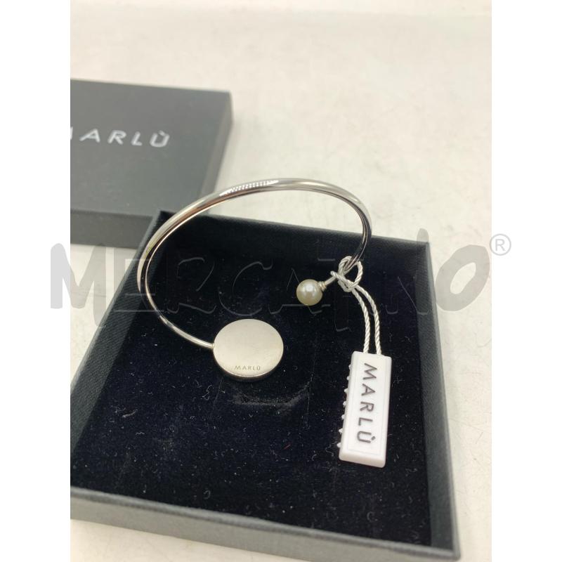 BRACCIALE MARLU ACCIAIO PERLA STRASS | Mercatino dell'Usato Roma re di roma 3