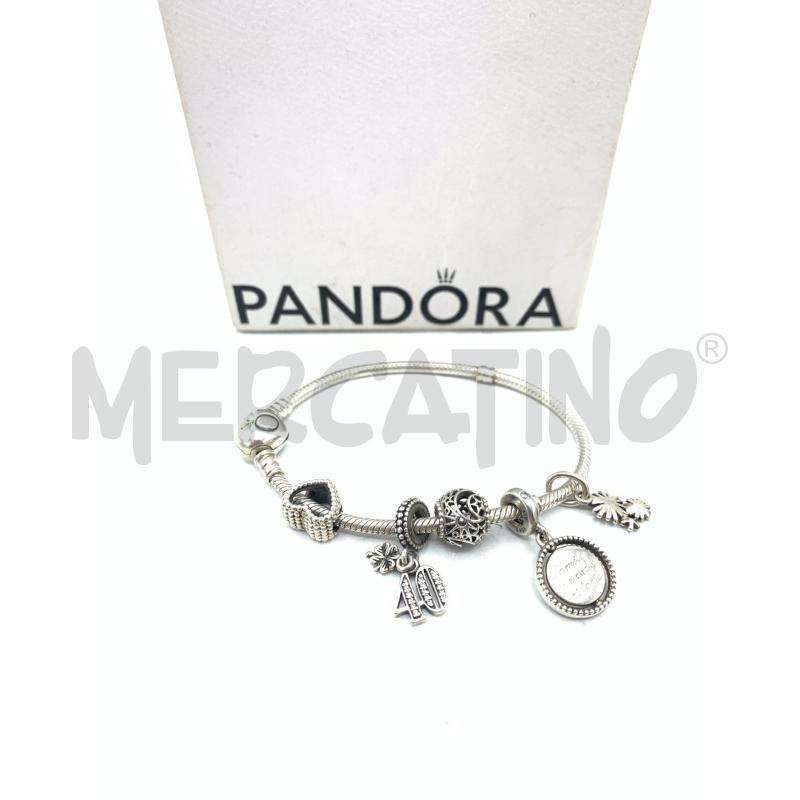BRACCIALE PANDORA 925 +5 CHARMS  | Mercatino dell'Usato Roma re di roma 1